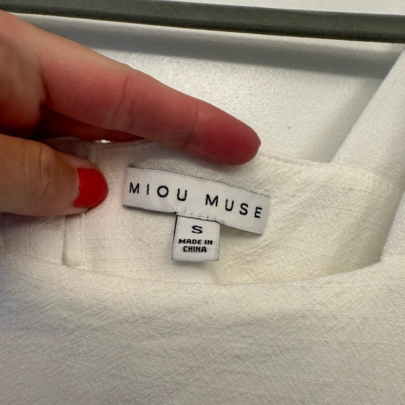 Vici White Babydoll Top - Picture 9 of 9